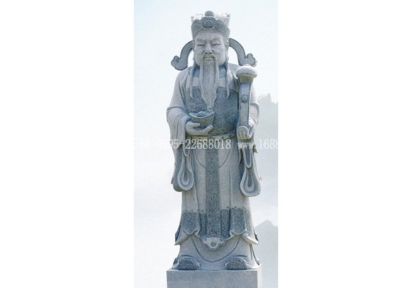 財神爺石雕像