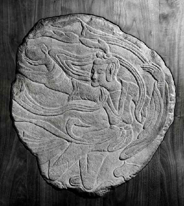 在海外的國(guó)寶:天龍山飛天浮雕